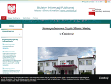 Tablet Screenshot of bip.cmielow.pl